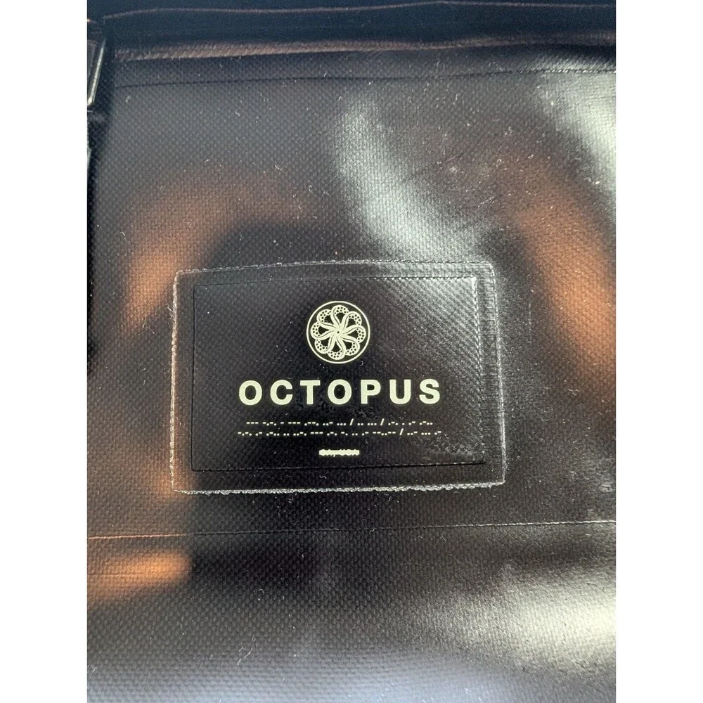 Octopus Waterproof Roll Top Backpack Black Dry Bag Commuter Travel Outdoor